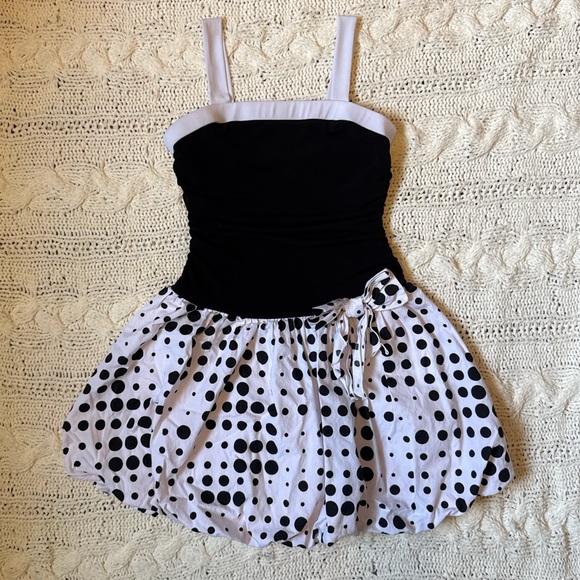 Amy Byer Polka Dot Dress ☆ - Picture 1 of 10